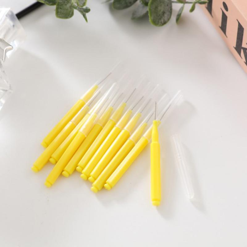 10 шт. межзубных щеток Denta Floss Cleaning стоматологическая щетка ортодонтическая стоматологическая щетка для зубов