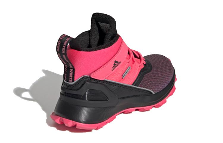 Adidas Breathable Mid top Kids' Running Shoes Pink Black Kids' EG8363