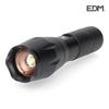 Lampe De Poche En Aluminium Avec Zoom - GREENICE - E3-36398 - 1 LED Cree Xml T6 - Noir - Extérieur - Piles