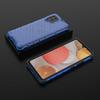 Samsung Galaxy A42 5G Blue Rugged Honeycomb Case with Gel Frame Protection