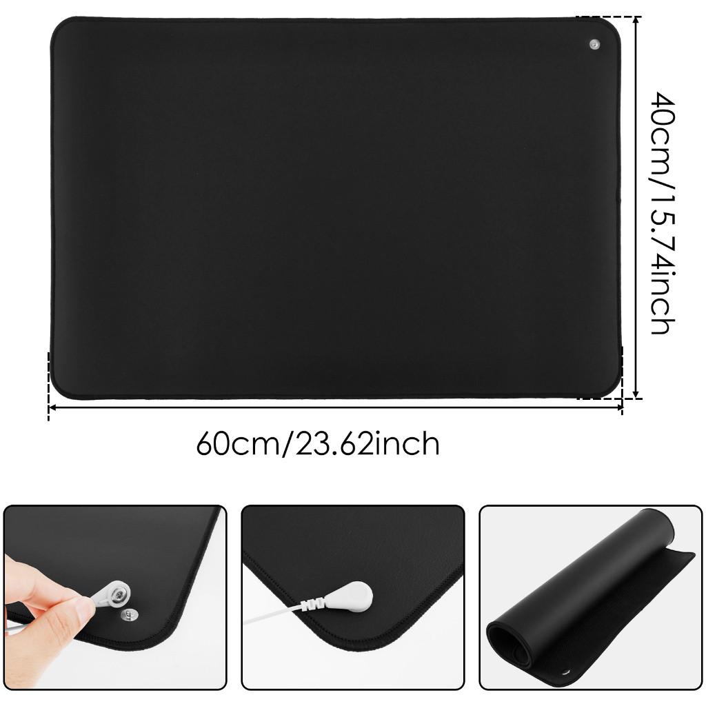 Земляная терапия Заземляющий коврик для ног Проводящая заземляющая подушка для всего тела Нескользящий кожаный заземляющий матрас