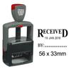 Printtoo Self Inking Office Stationery Heavy Duty Dater Stamp With Received By Text Date Rubber