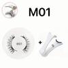 Portable Magnetic White Applicator Set for Glue-Free False Eyelashes
