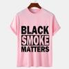 Мужская футболка Black Smoke Matters Trucks Trucker Смешные футболки с дизайном Летняя повседневная мужская футболка с круглым вырезом Мужские топы с коротким рукавом