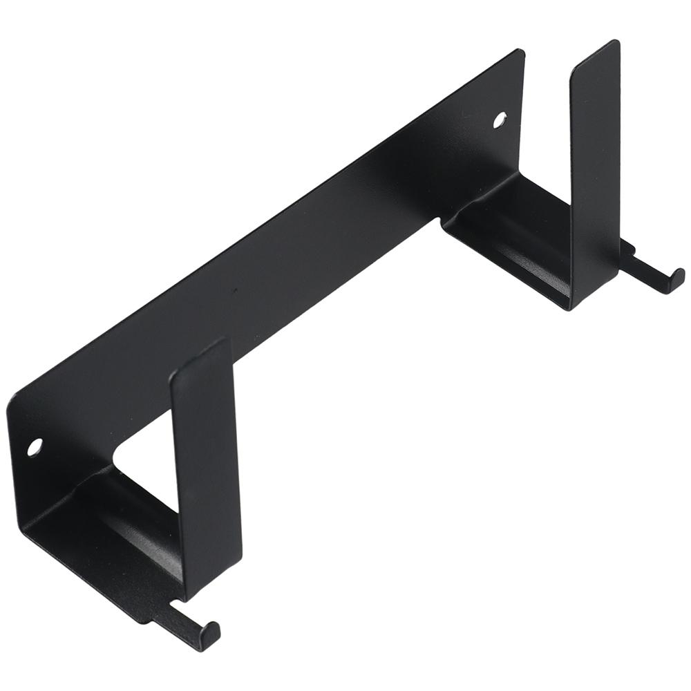 1/2 шт 18,2*6,5 см держатель крышки без проколов черный настенный кухонный стеллаж для кастрюль с крышкой дверца