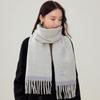 Siggi Women's Wool Blend Color-Block Scarf