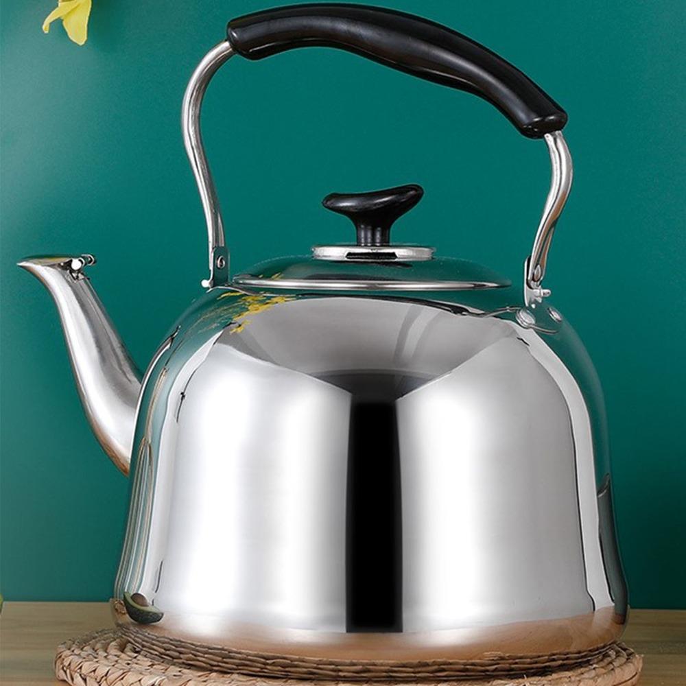 Stainless Steel Stovetop Teapot Folding Handle Whistling Tea Kettle Stovetop Kettle Tea Brewing