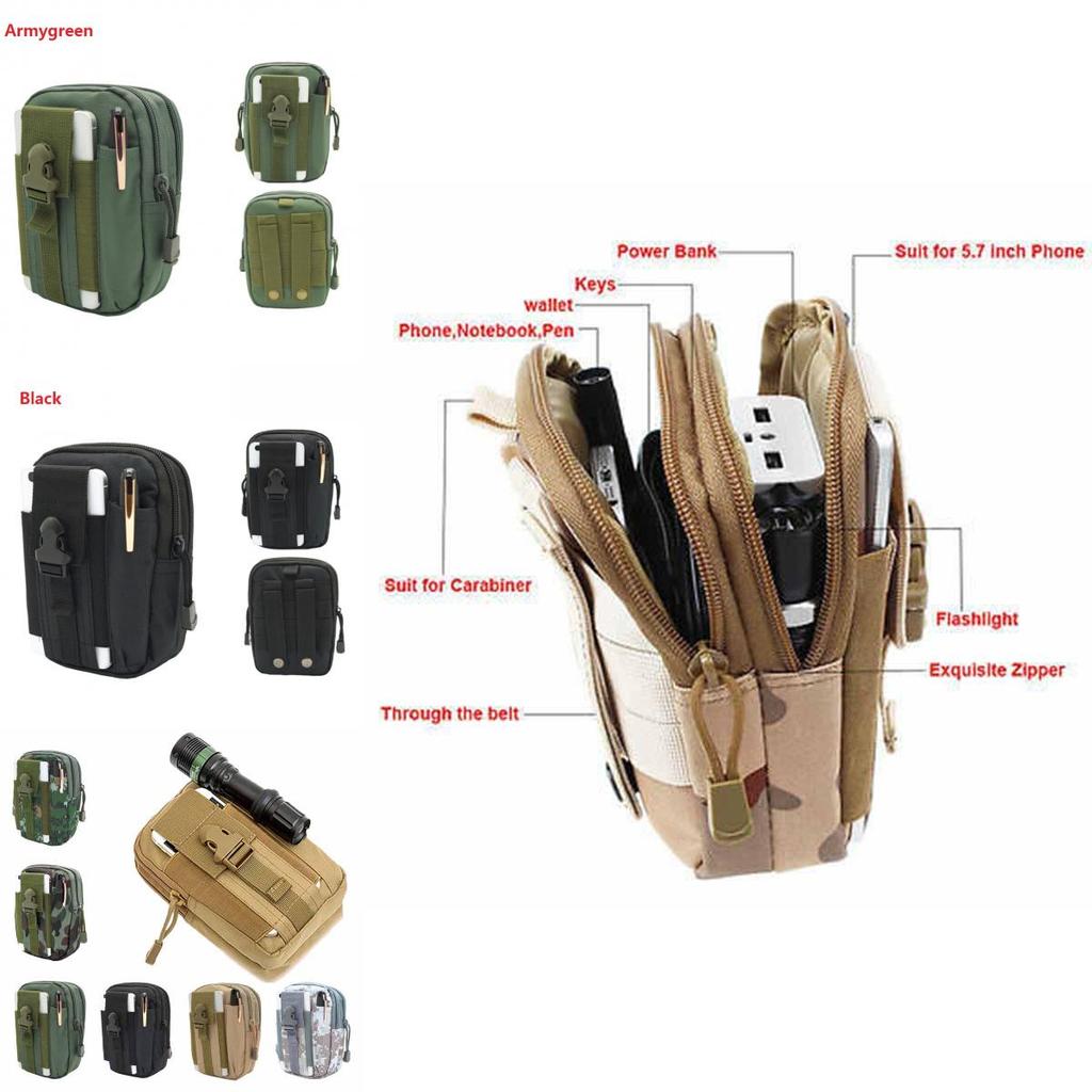 Нейлоновая Тактическая Многоцелевая Подсумок Molle EDC Универсальный Гаджет Поясная Сумка Инструмент