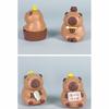 Cute Cartoon Bath Capybara Mini Model Ornament Set For Cute Toy Fans