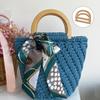 New Wooden Handbag Handles D-shaped DIY Purse Handles Replacement Purse Strap
