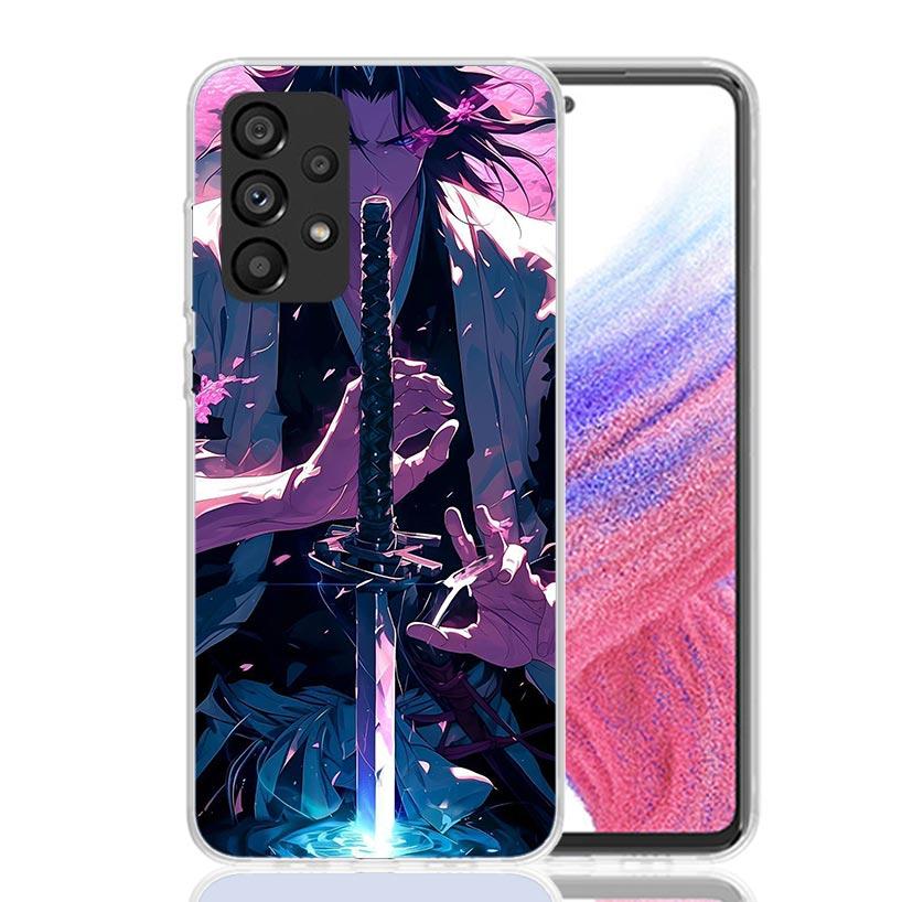 Чехол для телефона Bleach Кучики Бьякуя для Samsung Galaxy A17 A16 A14 A15 A13 A57 A56 A54 A55 A53 A37 A36 A34 A35 A33 A26 A24 A25 A23