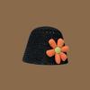 Handmade straw hat women's spring and summer small fresh sun hat travel sun protection hat sweet versatile fisherman hat