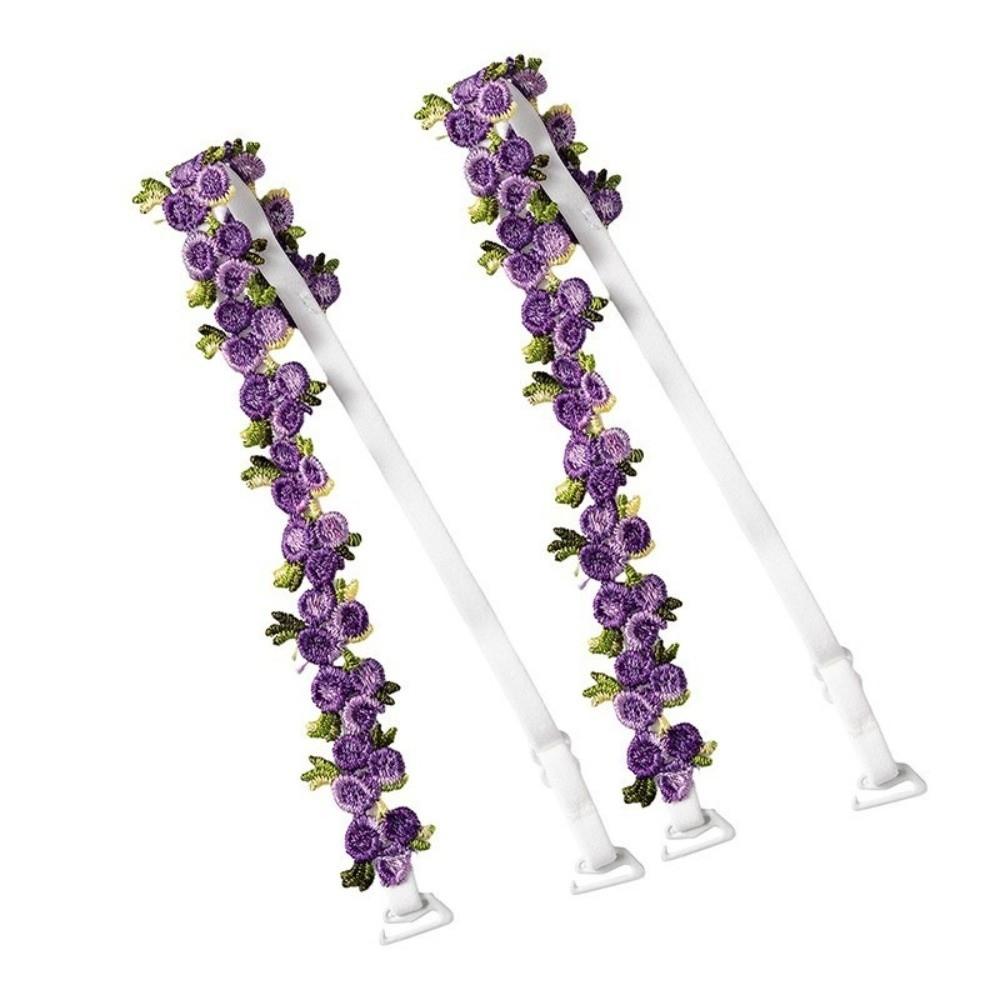 Anti-slip Floral Bra Straps Elastic Lingerie Strap Belt Soft Shoulder Straps Wedding Party Dress