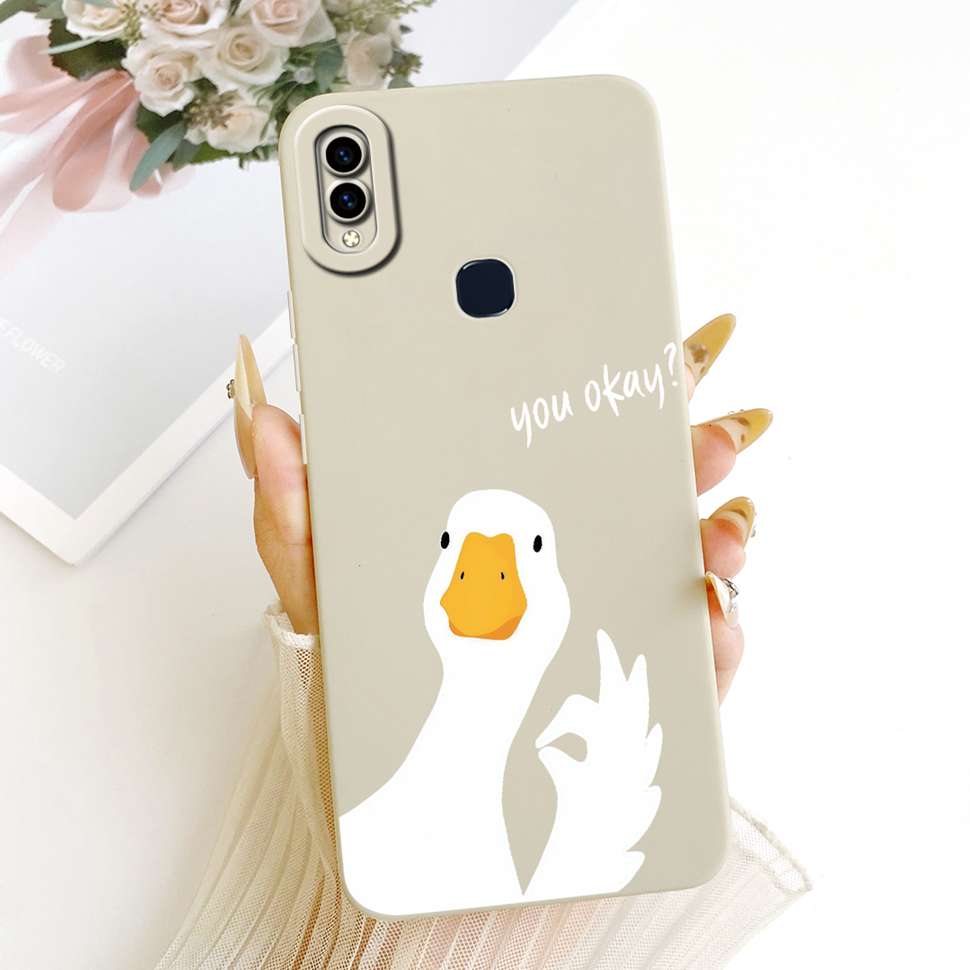 6,3" Чехол для Vivo V11i Милый Кот Кролик Защитный Ударопрочный Чехол Vivo V11i V 11i 1806 VivoV11i Мягкий Силиконовый Чехол для Телефона