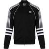 Originals Auth TT Lifestyle Series Knitted Zip Striped Long Sleeve Jacket Men Jacket Black DJ2856