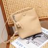 New Mini Mobile Phone Bag Bucket Bag Casual Versatile Leather Women's Bag One-shoulder Crossbody Bag Women