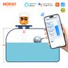 Moray ME203W Tuya Smartlife APP Беспроводной Датчик Уровня Воды Ультразвуковой Антипомеховый для Масляного/Водяного Бака Напоминание в Реальном Времени