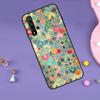 Moroccan Pattern Case For Huawei P30 P20 P40 Lite Nova 5T 11i 8i 3i 9 10 SE 11 Pro Y90 Y70 Y61 Y60 Y91 Cover