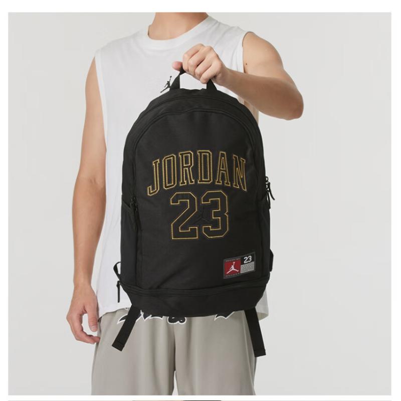 Jordan Polyester Backpack Regular Unisex Black Jordan JD2443007AD-001