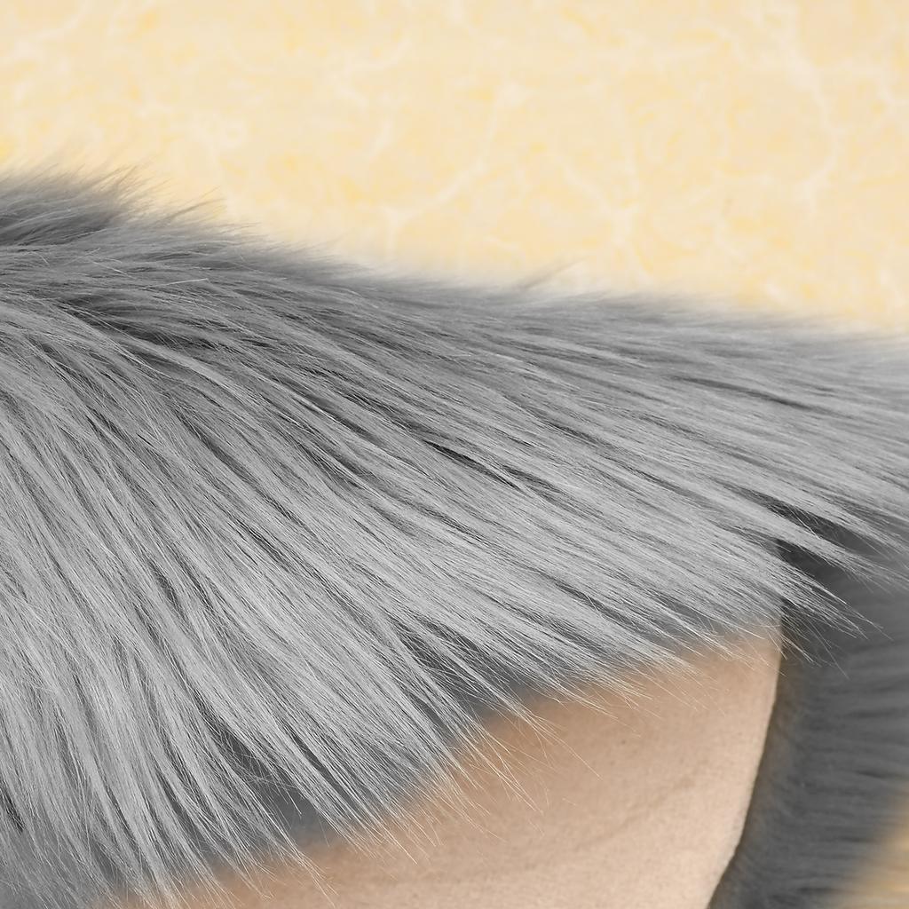 Высококачественная 4-в-1 ультрамягкая и моющаяся блестящая овчина ковровая дорожка ковровая дорожка напольное кресло украшение дома