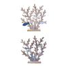 Средиземноморский подарок для декора дома Статуэтка коралла для камина офисного шкафа