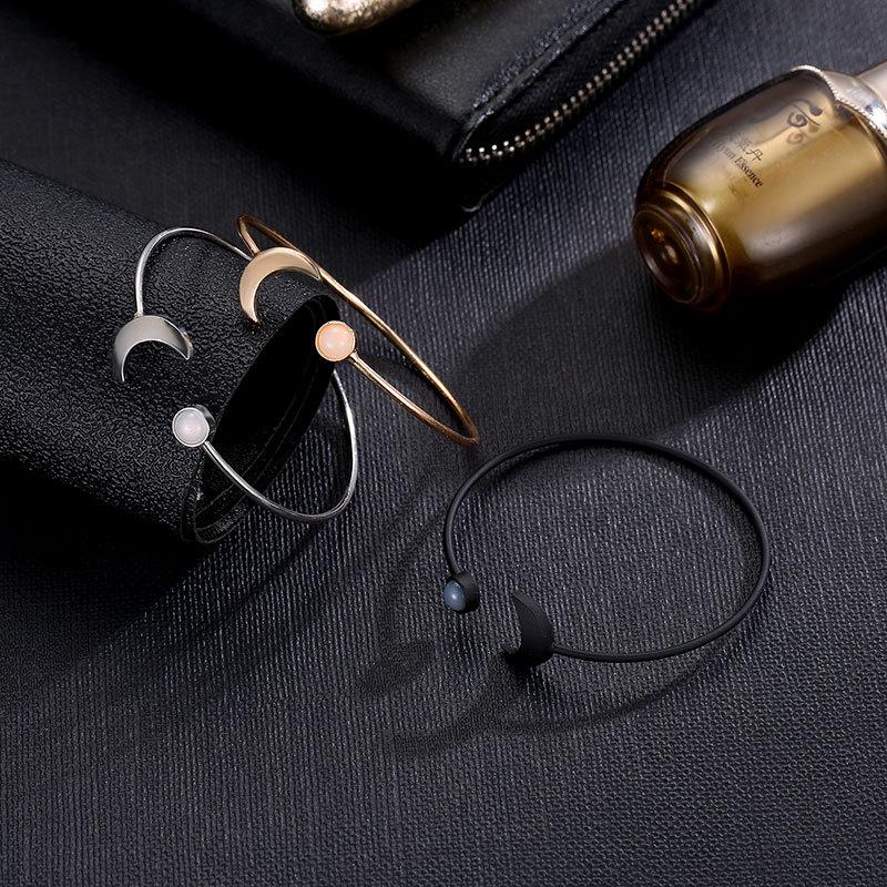 Модный браслет цвета луны и солнца, браслет со звездами и солнцем, индивидуальные женские аксессуары AVE