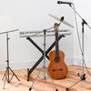Cymbal Stand, 23.2-47.2 inch Height Adjustable Standard Cymbal Boom Stand with Rubber Feet, Heavy-Duty Cymbal Straight Stand Drum Hardware for Mountin