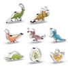 8/12Pcs Cookie Cutters Set Cute Dinosaur Shape Biscuit Mold Kids Dinosaur Theme Birthday Party Supplies