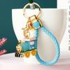 Creative Jelly 3D Train Metal DIY Nostalgia Jewelry Crafts Gift For Woman and Man Bag Charm