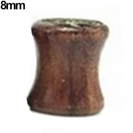 1 шт., 8/10/12/14 мм, туннель для плоти, Древо жизни, деревянные беруши с двойным расклешенным манометром