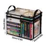 Transparent Comic Book Storage Bag Stackable Collection Container Portable Clear Pouch  Student