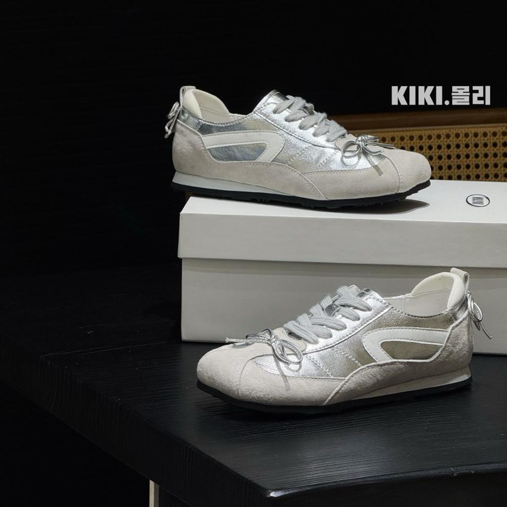 Niche apple head German training shoes women's ins tide 2025 summer new retro design sense color matching casual sports shoes