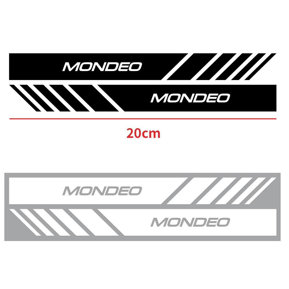 2PCS Vinyl Car Styling Rearview Mirror Sticker Decoration Accessories For Ford Focus Fiesta Shelby Mondeo Fusion Mustang e85 Escape
