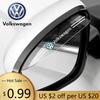 Для VOLKSWAGEN VW 2 шт. ПВХ Козырьки от дождя на боковые зеркала автомобиля Аксессуары Для Volkswagen Golf Touareg Beetle Jetta Passat Po
