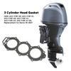 Rustproof Cylinder Head Gasket 3 Cylinder Motor Head Gasket Outboard Motor Gasket  Boat Engine