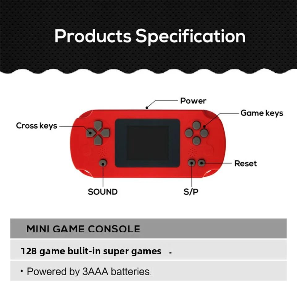 GAMINJA GC31 Ретро Мини Портативная Игровая Консоль Цветной TFT Экран 8-битный Игровой Плеер Встроенные 128 Игр
