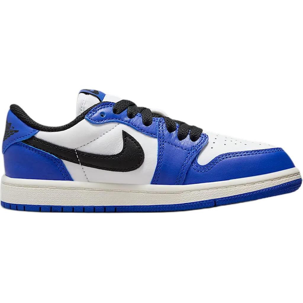 Air Jordan 1 Retro Low OG PS Game Royal Kids Sneakers Blue White Black FQ5436-140