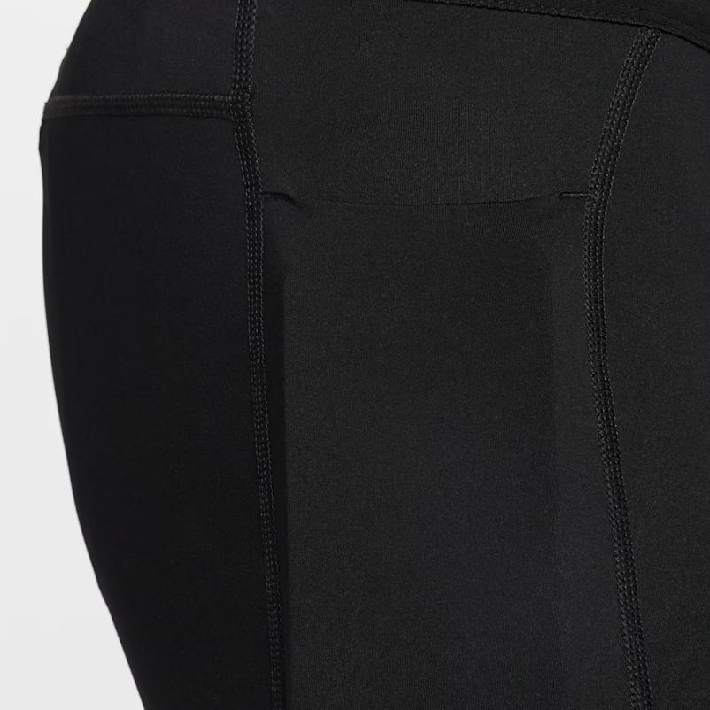 Nike Мужские дышащие тайтсы для бега Dri-Fit Stride Solid с влагоотведением IF2053-010