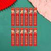 12pcs Good Luck 2026 Horse Year Red Envelope Traditional Surprise Boxes Pockets  Festive Decoration