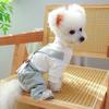 Комбинезон для собак для маленьких собак Комбинезоны для девочек и собак в клетку Одежда для щенков Комбинезоны для собак для маленьких собак Комбинезоны для щенков Одежда для собак