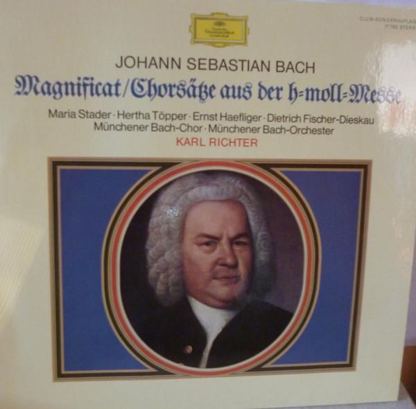 Виниловая пластинка MNCHENER BACHORCHESTER Магнификат Хоральные партии из Г-мажор G77785 DEUTSCHE GRAMMO Германия Классическая Б/у