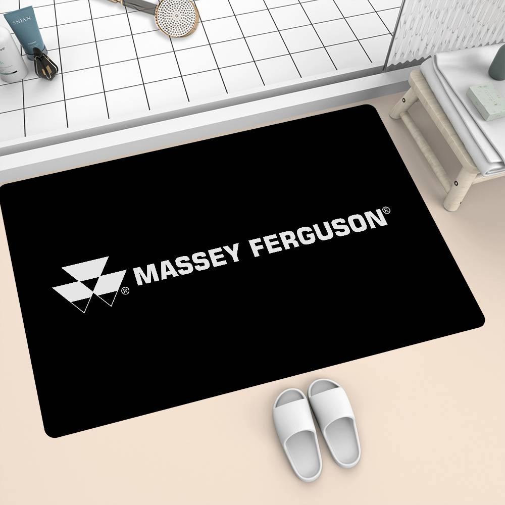 M-Massey F-Ferguson Floor Mat INS Style Soft Bedroom Floor House Laundry Room Mat Anti-skid Household Carpets