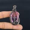 Tree Of Life Pink Kunzite Pendant Gemstone Jewelry, 999 Copper Wire Wrapped Pendant, Handmade Jewelry Birthstone Pendant, Gift For Him