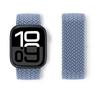 Плетеный Solo Loop ремешок для Apple Watch 45мм 44мм 42мм 46мм 41мм 49мм Нейлоновый браслет correa Серия 10 9 7 8 5 SE 6 Ultra2