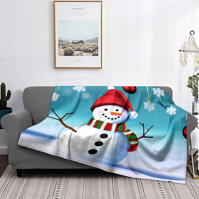 Домашнее украшение плюшевые пледы Диван одеяло Покрывало кровать пушистые мягкие одеяла декор Плед Современный Хэллоуин Счастливого Рождества зима