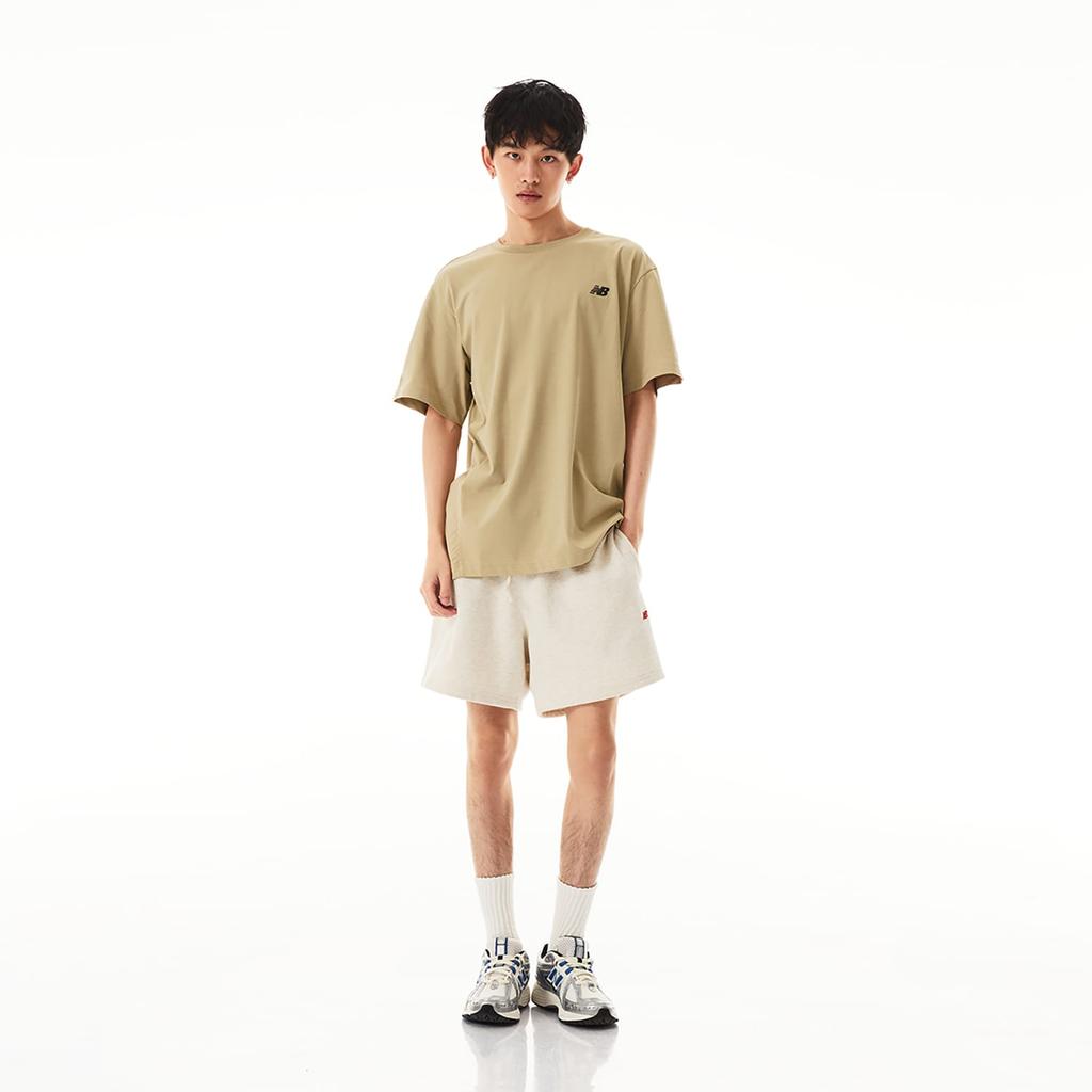 New Balance Футболка унисекс SS24 Хаки NEE24081-BWN
