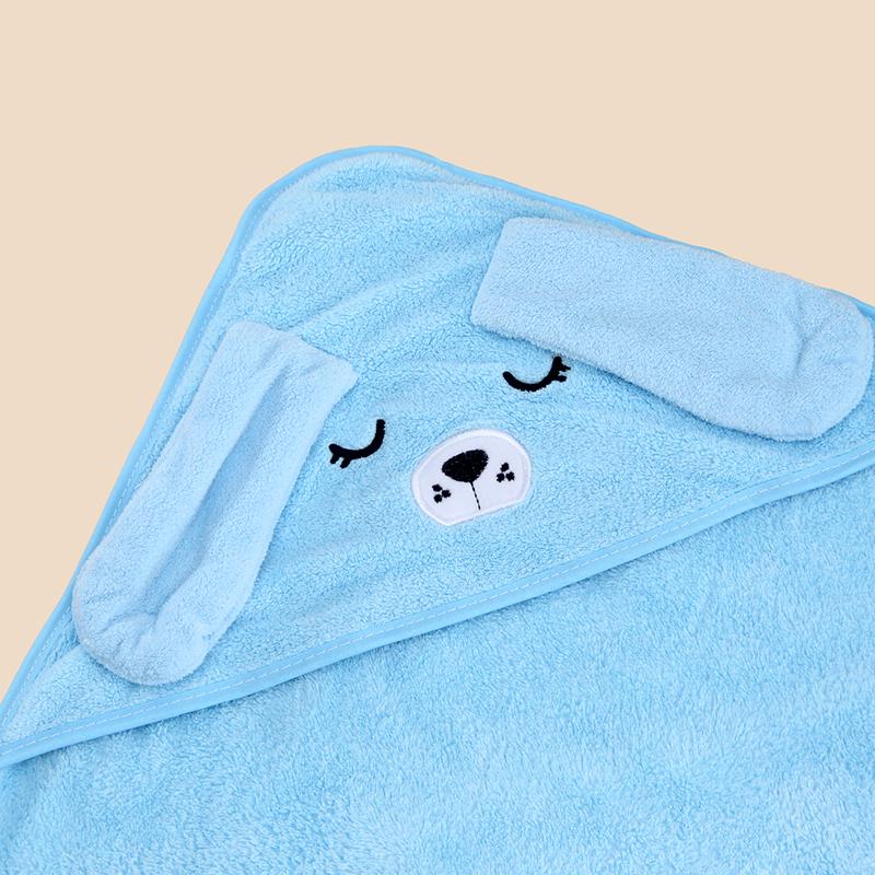 Детское банное полотенце с капюшоном, пеленальное одеяло, однотонное, с рисунком из мультфильма, коралловый бархат, супермягкое, 80*80 см, детское банное полотенце, халат