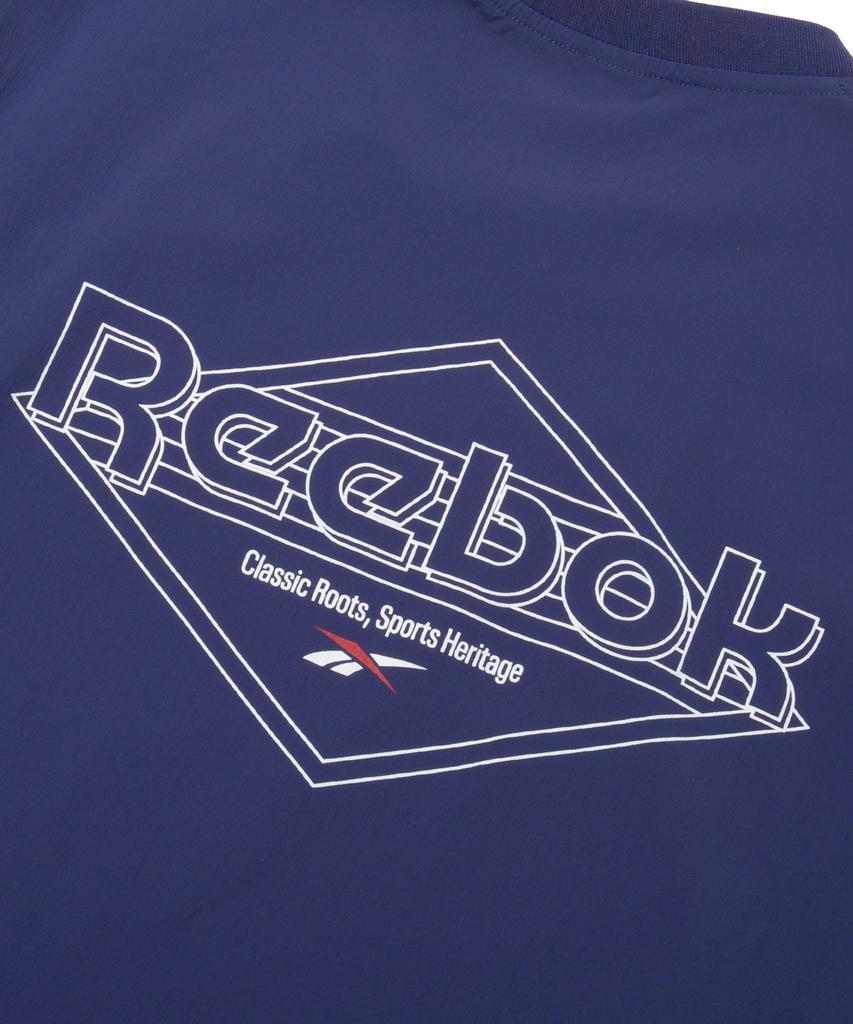 Reebok Ледяная плетеная футболка с коротким рукавом Piste - Темно-синий
