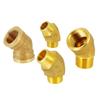 1/8"...1" BSP NPT Внутренняя Наружная Латунь 45-градусный Отвод Латунный Трубный Фитинг Соединитель Коннектор Водонагреватель Трубопровод Дом Сад