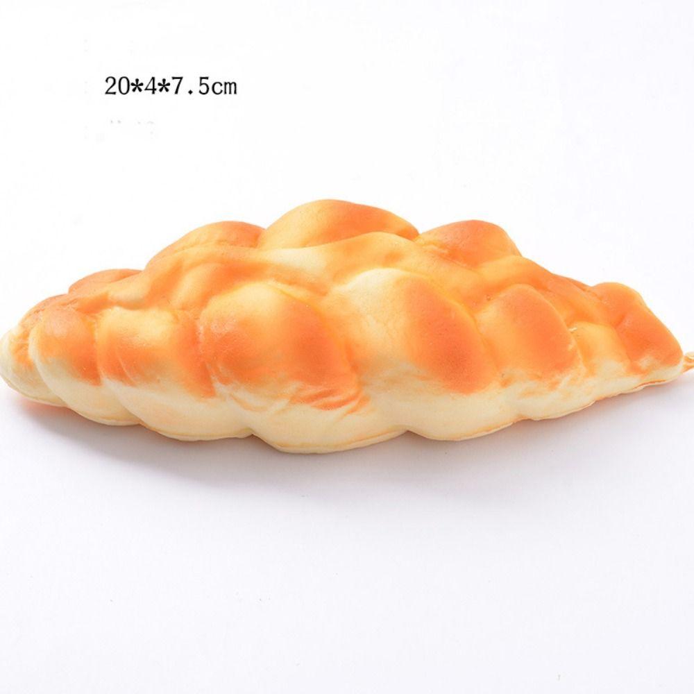 Tease People Simulation Bread SqueezeToys Spoof Simulation Bread Model Desktop Decoration